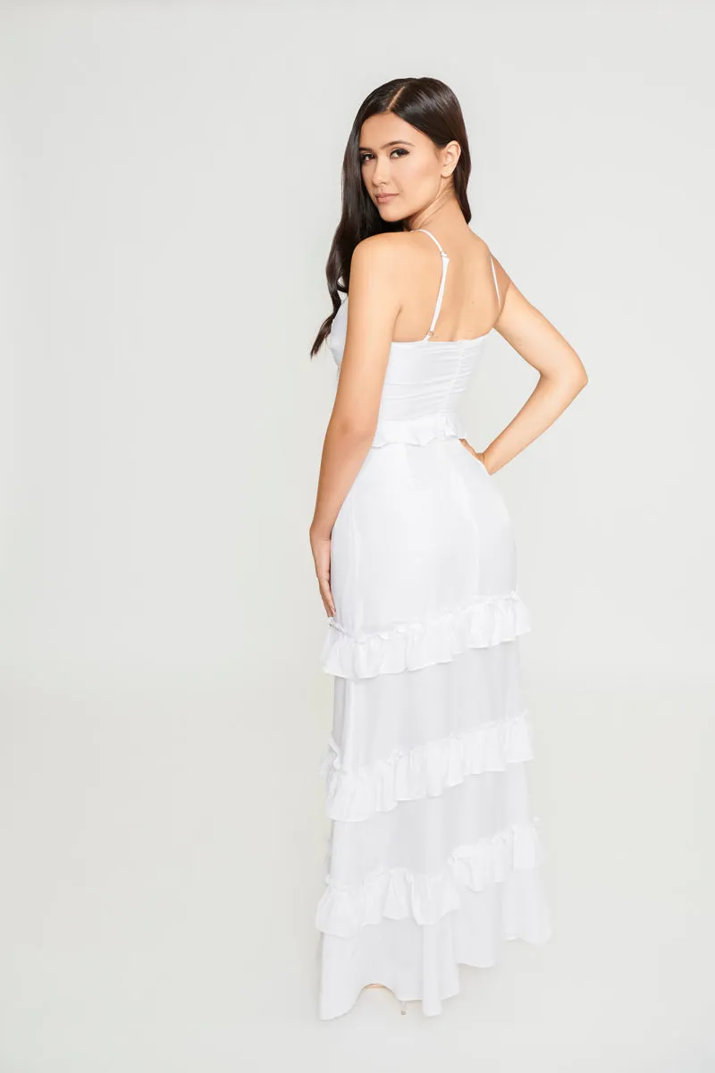 Abby Maxi Dress - White