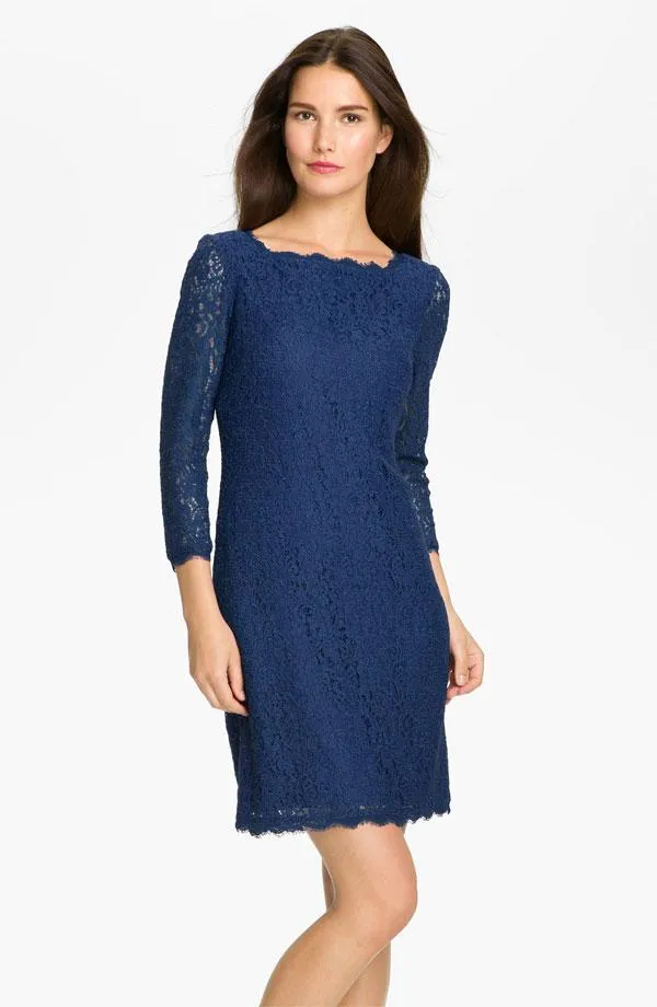 Adrianna Papell - Short Evening Lace Dress 61864780