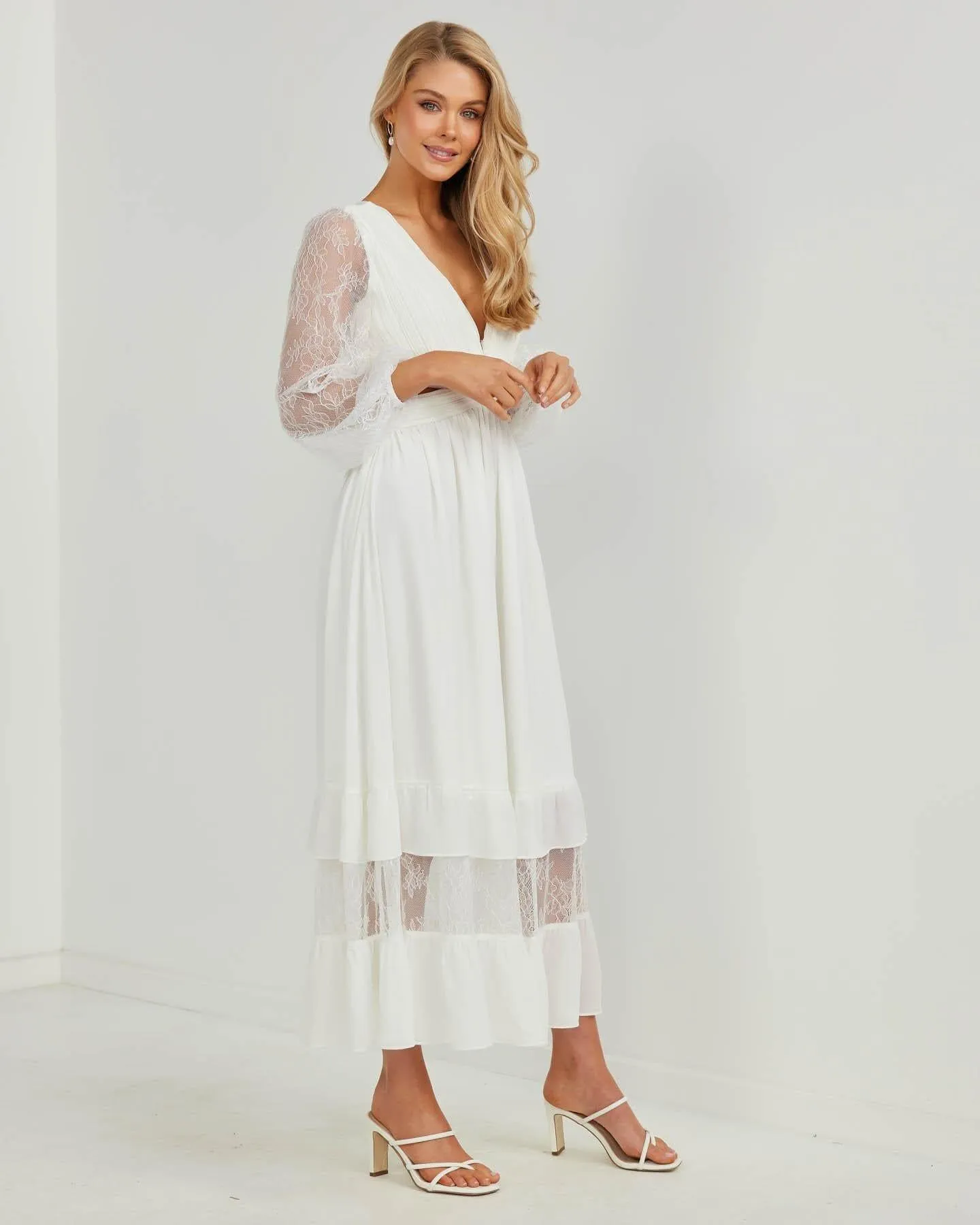 Annie Dress - White