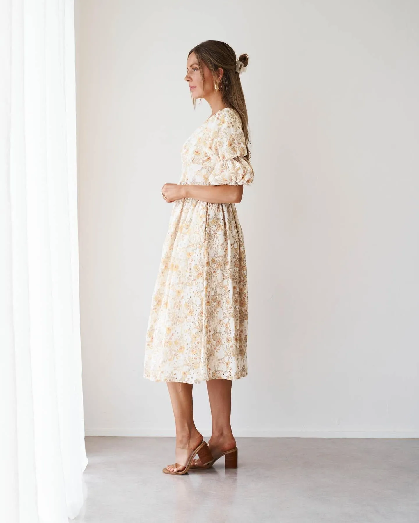 Arwen Dress-Yellow Floral