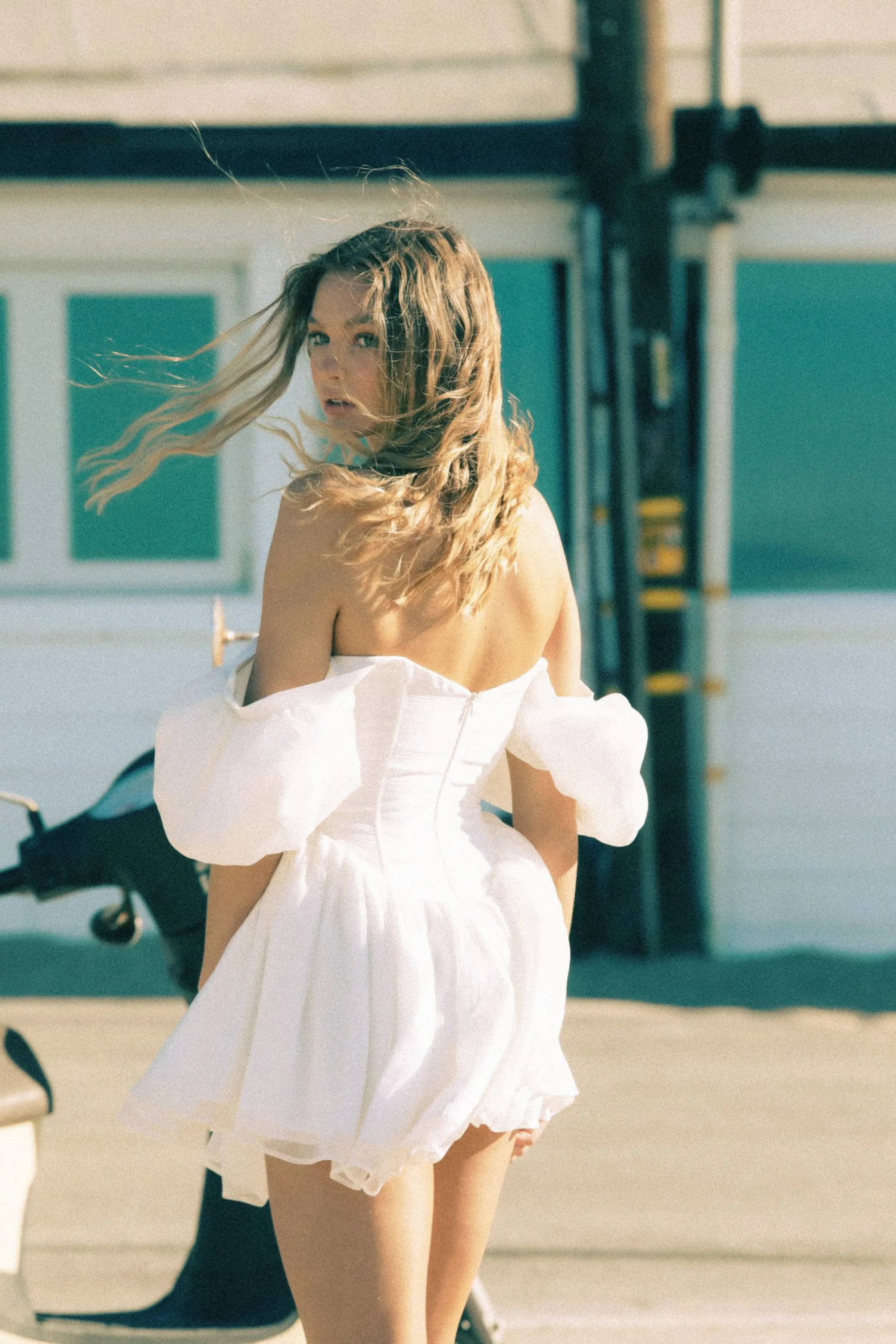 Bridal White Mini Dress