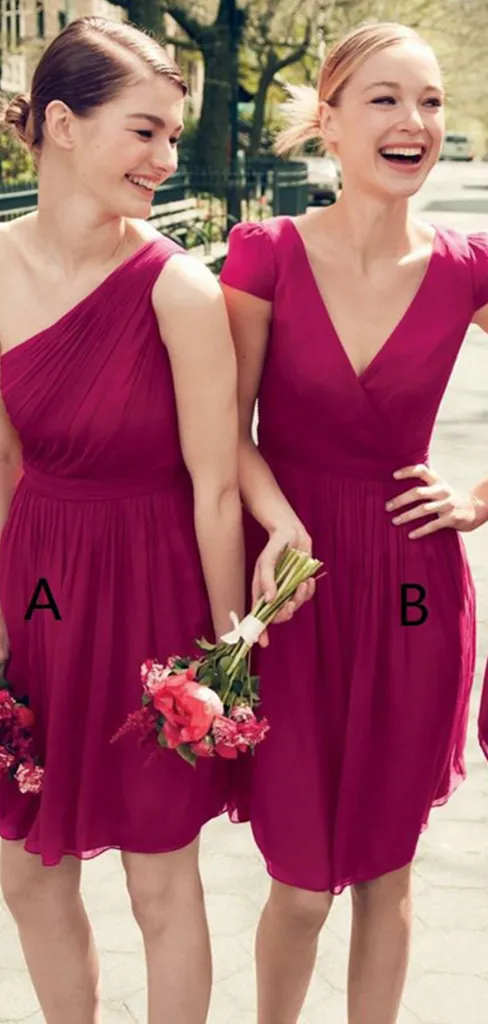 Cheap Bridesmaid Dresses Short, Bridesmaid Dress, Wedding Party Dress, Dresses For Wedding, NB0017