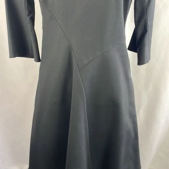 Dorothee SchumacherBlack Fitted 3/4 Sleeve Dress