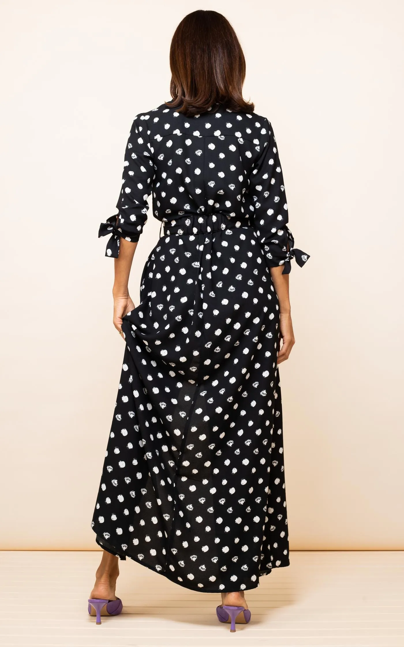 Dove Dress Painted Dot