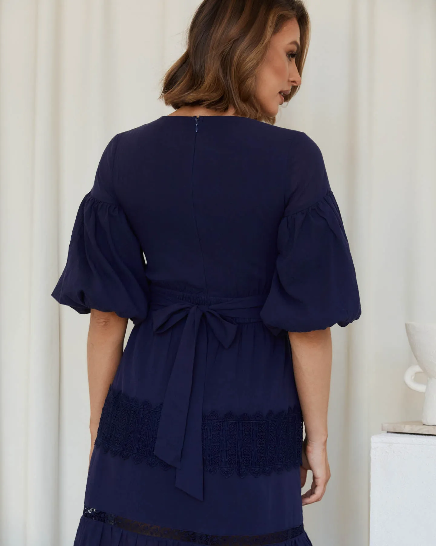 Emmalee Dress - Navy