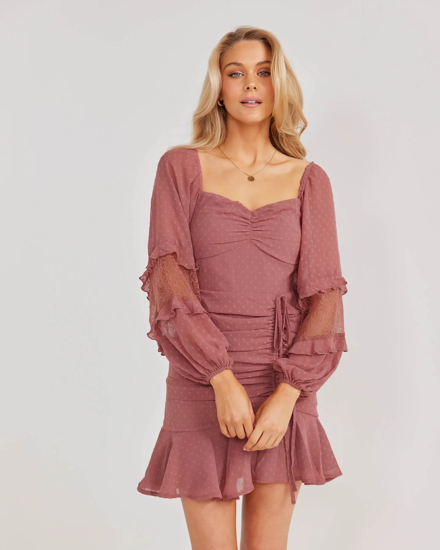 Georgia Dress-Mauve