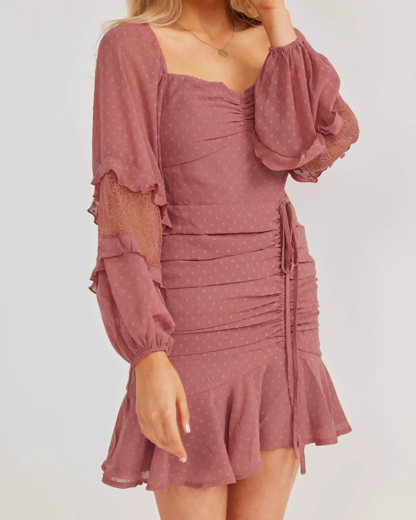 Georgia Dress-Mauve