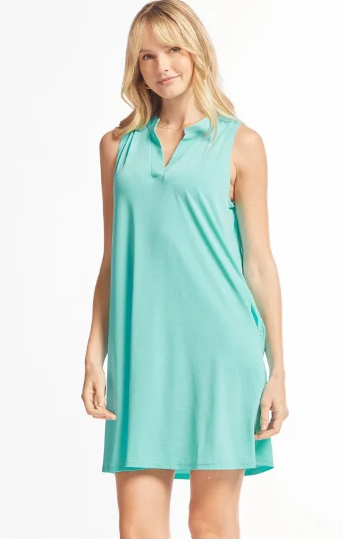 Greatest of Times Tank Dress - Neon Blue