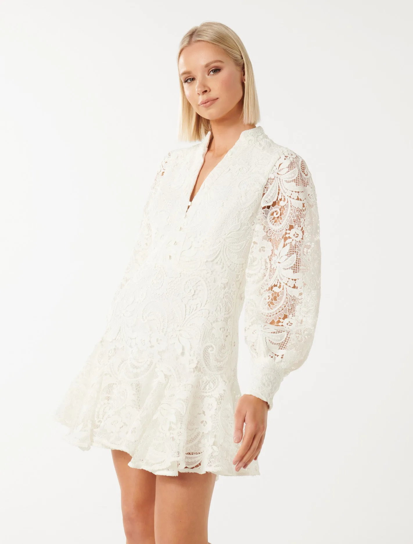 Iris Lace Mini Dress