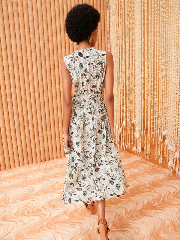 Luca Dress in Botanical Mist