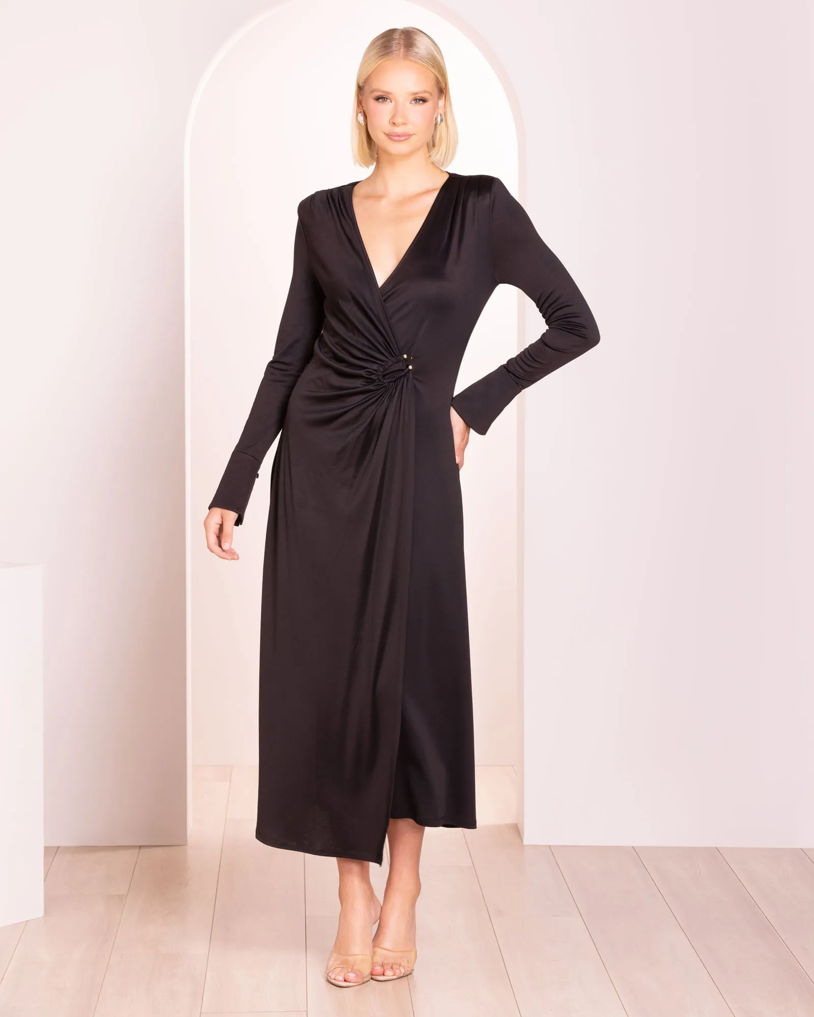 Miliani Long Sleeve Midi Dress